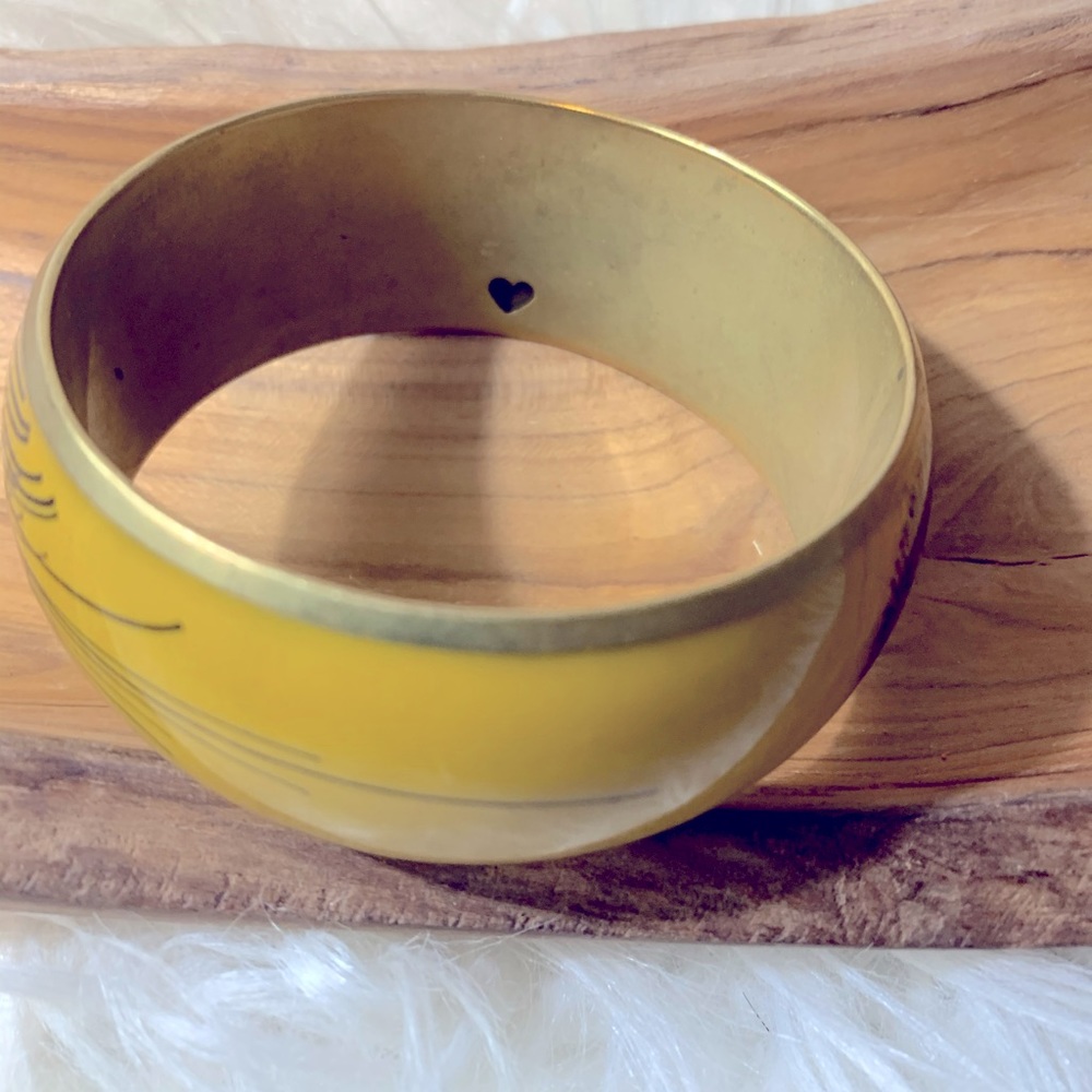 Brass Enamel bracelet - Picture 5 of 5